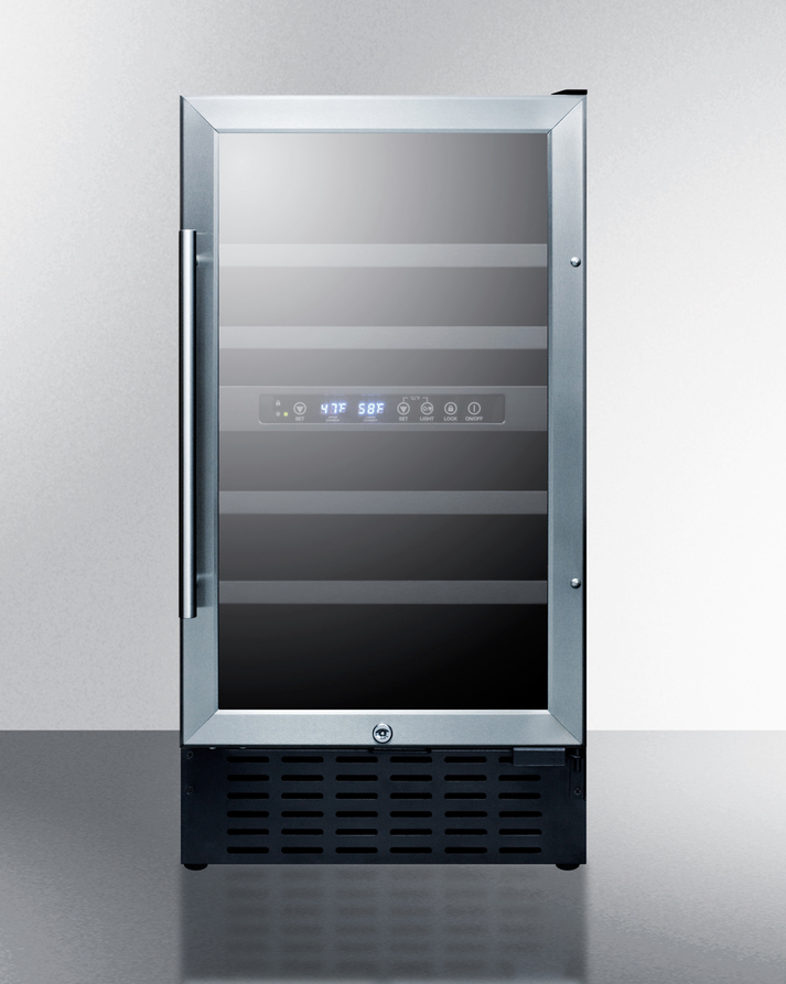 Summit 18" Wide Built-In Wine Cellar Refrigerator Accessories Summit Appliance   