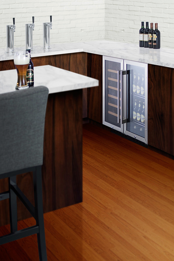 Summit 15" Wide Built-In Wine Cellar Refrigerator Accessories Summit Appliance   