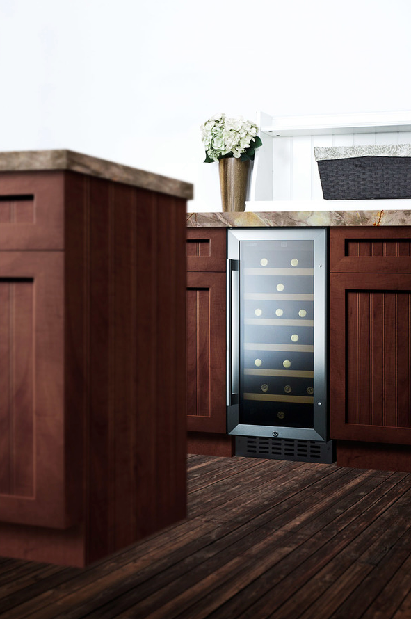 Summit 15" Wide Built-In Wine Cellar Refrigerator Accessories Summit Appliance   