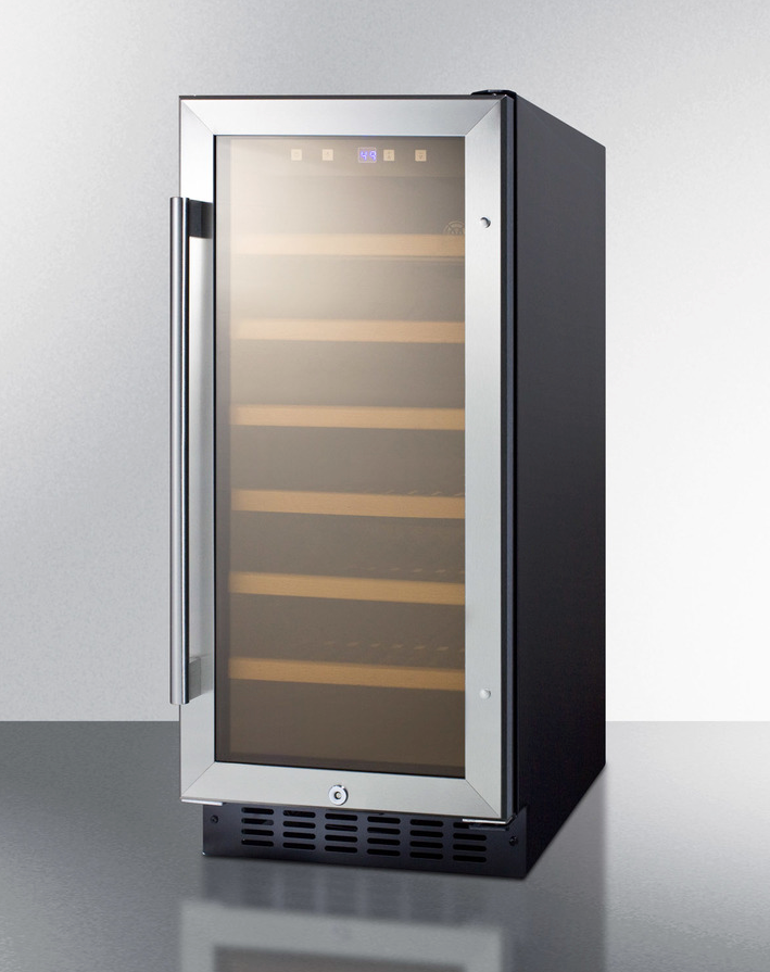Summit 15" Wide Built-In Wine Cellar Refrigerator Accessories Summit Appliance   