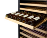 Summit 24" Wide Dual Zone Wine Cellar Refrigerator Accessories Summit Appliance   