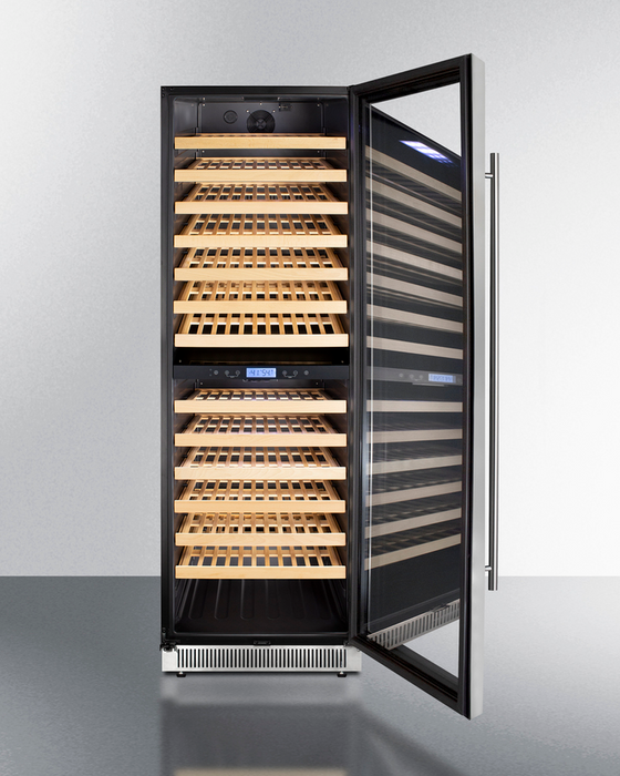 Summit 24" Wide Dual Zone Wine Cellar Refrigerator Accessories Summit Appliance   