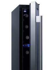 Summit 6" Wide Built-In Wine Cellar Refrigerator Accessories Summit Appliance   