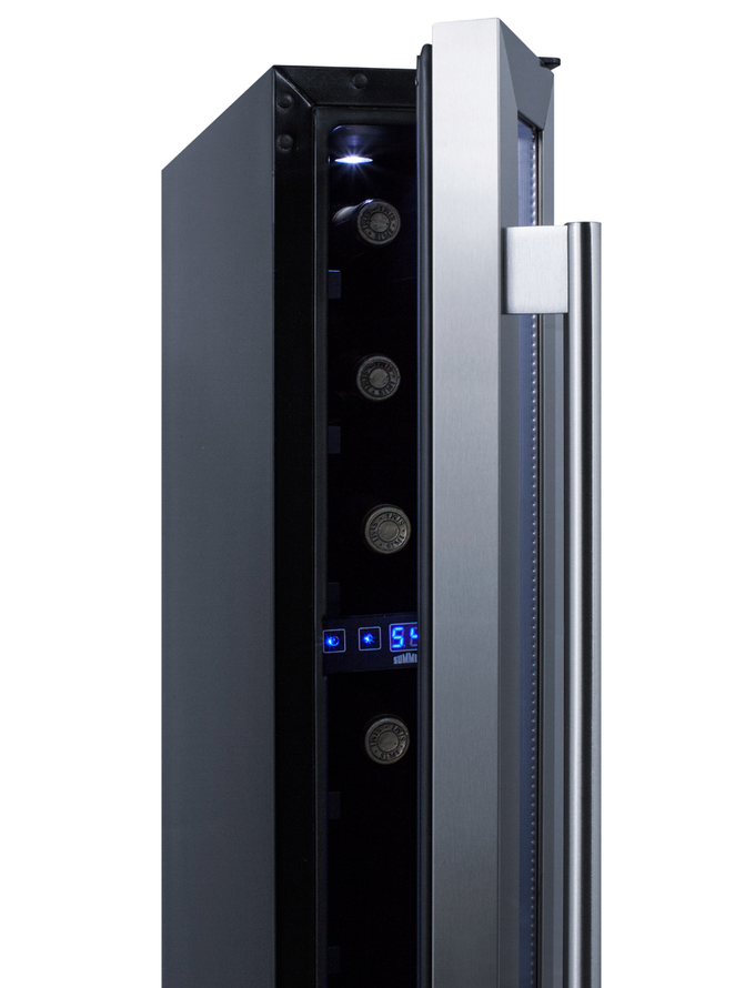 Summit 6" Wide Built-In Wine Cellar Refrigerator Accessories Summit Appliance   