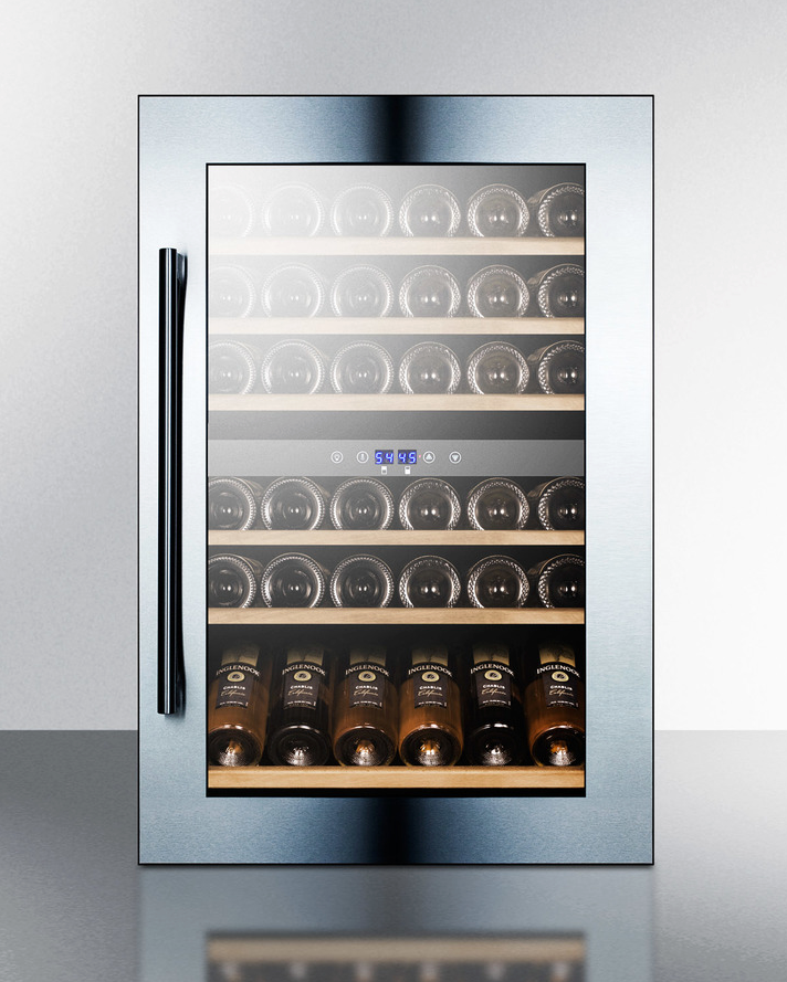 Summit 51 Bottle Integrated Wine Cellar Refrigerator Accessories Summit Appliance   