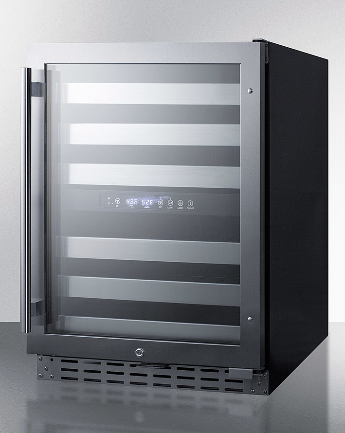 Summit 24" Wide Built-In Wine Cellar, ADA Compliant Refrigerator Accessories Summit Appliance   