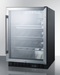 Summit 24" Wide Single Zone Built-In Commercial Wine Cellar Refrigerator Accessories Summit Appliance   