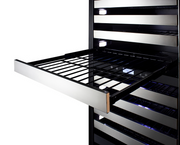 Summit 24" Wide Triple Zone Wine Cellar Refrigerator Accessories Summit Appliance   