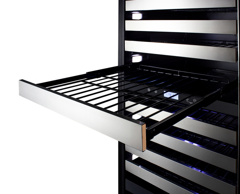 Summit 24" Wide Triple Zone Wine Cellar Refrigerator Accessories Summit Appliance   