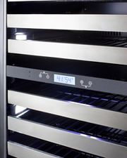 Summit 24" Wide Triple Zone Wine Cellar Refrigerator Accessories Summit Appliance   