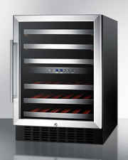 Summit 24" Wide Built-In Wine Cellar Refrigerator Accessories Summit Appliance   