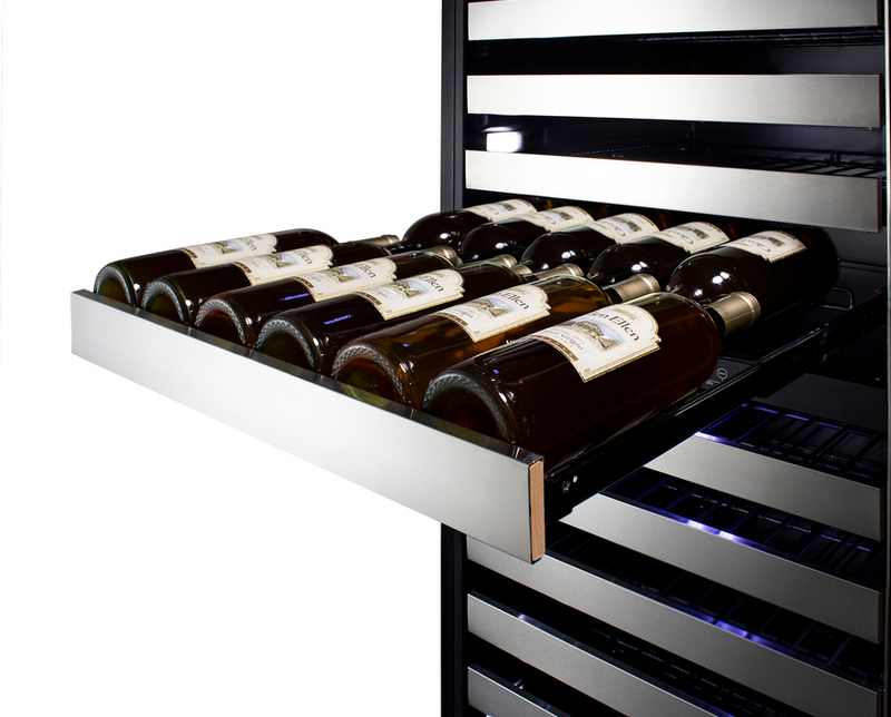 Summit 24" Wide Dual-Zone Wine Cellar Refrigerator Accessories Summit Appliance   