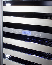 Summit 24" Wide Dual-Zone Wine Cellar Refrigerator Accessories Summit Appliance   