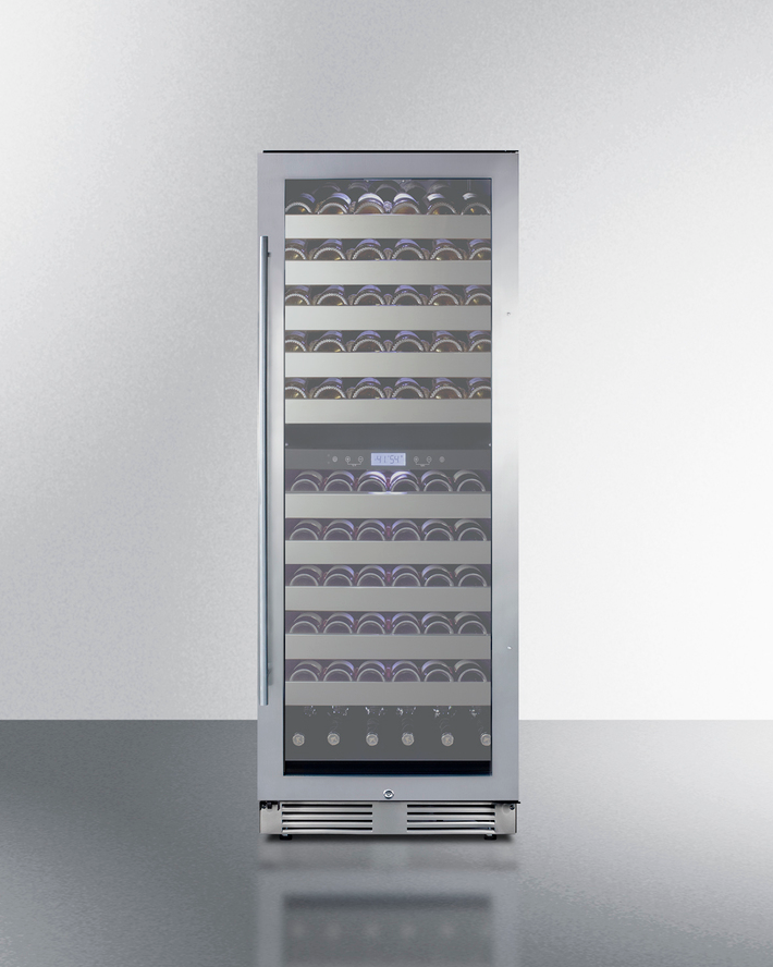 Summit 24" Wide Dual-Zone Wine Cellar Refrigerator Accessories Summit Appliance   