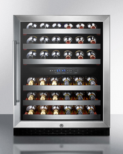 Summit 24" Wide Built-In Wine Cellar, ADA Compliant Refrigerator Accessories Summit Appliance   