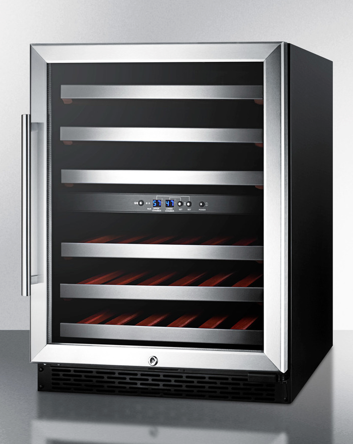 Summit 24" Wide Built-In Wine Cellar, ADA Compliant Refrigerator Accessories Summit Appliance   