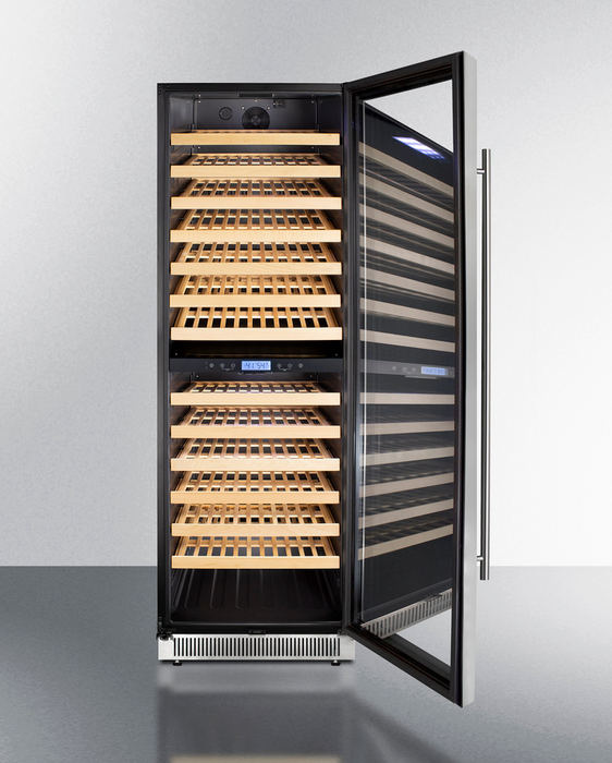 Summit 24" Wide Dual Zone Wine Cellar Refrigerator Accessories Summit Appliance   