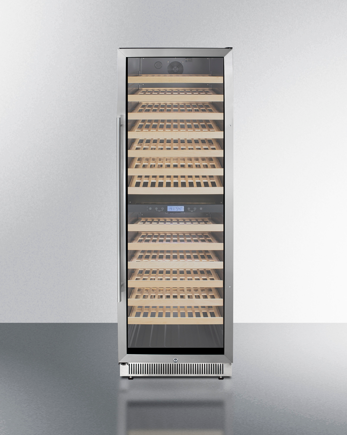 Summit 24" Wide Dual Zone Wine Cellar Refrigerator Accessories Summit Appliance   