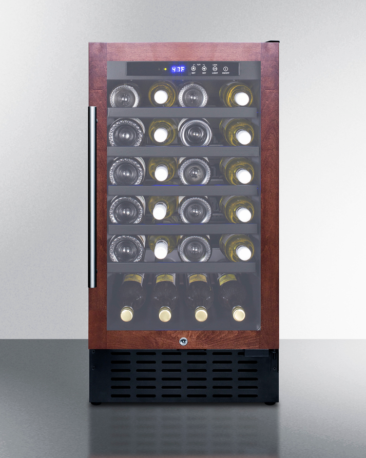 Summit 18" Wide Undercounter Wine Cellar (Panel Not Included) Refrigerator Accessories Summit Appliance   
