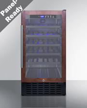 Summit 18" Wide Undercounter Wine Cellar (Panel Not Included) Refrigerator Accessories Summit Appliance   