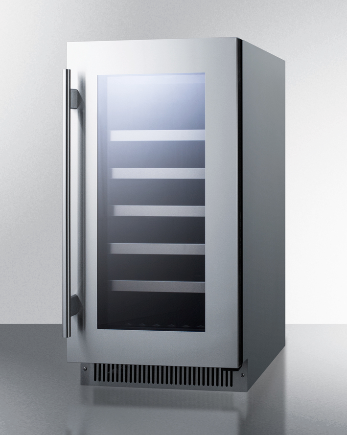 Summit 18" Wide Built-In Wine Cellar Refrigerator Accessories Summit Appliance   