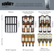 Summit 18" Wide Built-In Wine Cellar Refrigerator Accessories Summit Appliance   
