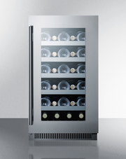 Summit 18" Wide Built-In Wine Cellar Refrigerator Accessories Summit Appliance   
