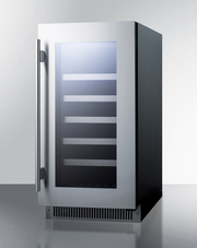 Summit 18" Wide Built-In Wine Cellar Refrigerator Accessories Summit Appliance   