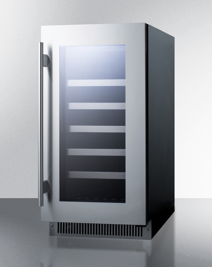 Summit 18" Wide Built-In Wine Cellar Refrigerator Accessories Summit Appliance   