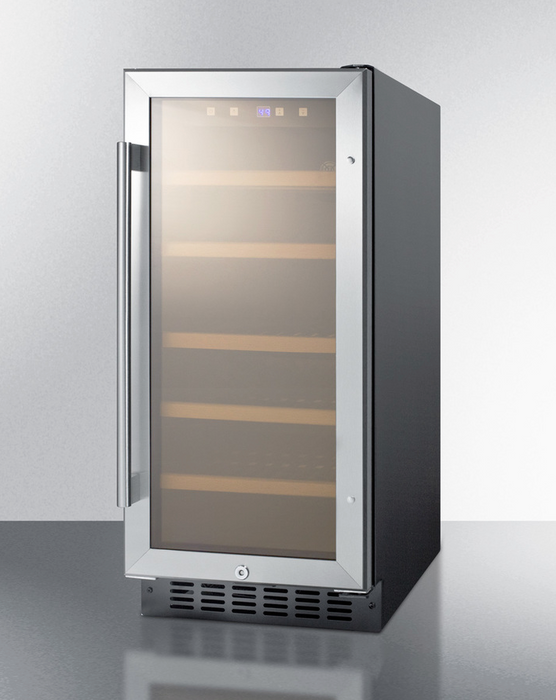 Summit 15" Wide Built-In Wine Cellar, ADA Compliant Refrigerator Accessories Summit Appliance   