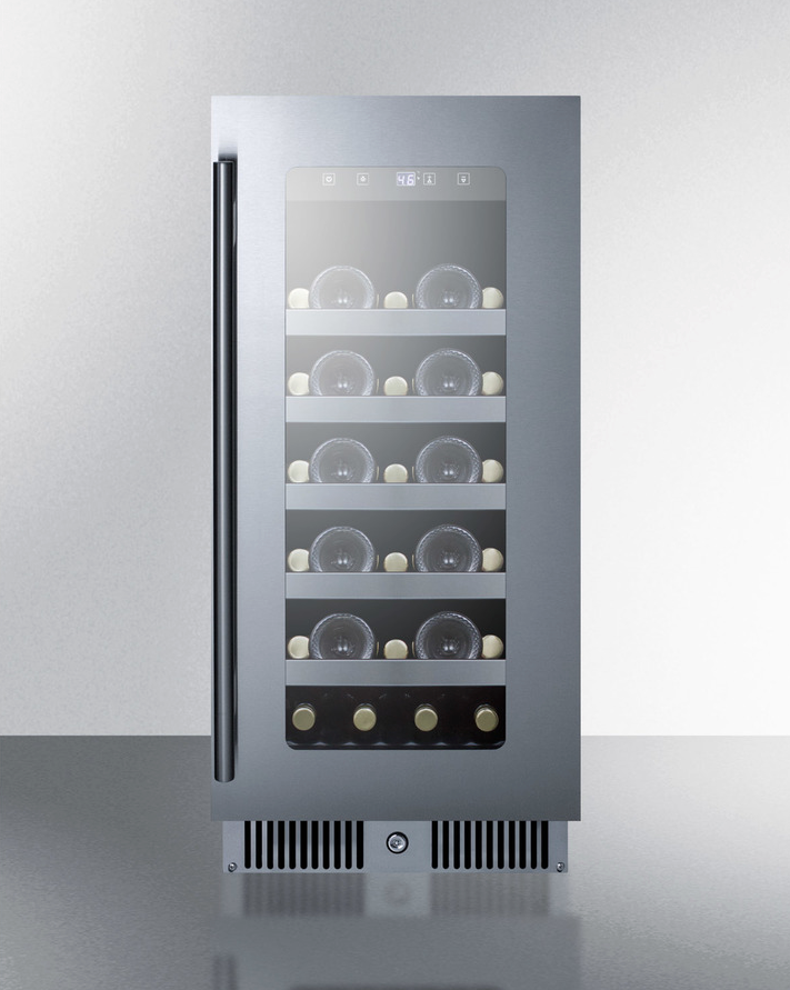 Summit 15" Wide Built-In Wine Cellar Refrigerator Accessories Summit Appliance   