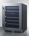 Summit 24" Wide Built-In Dual-Zone Wine Cellar Refrigerator Accessories Summit Appliance   