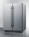 Summit 24" Wide Built-In Outdoor Wine/Beverage Center Refrigerator Accessories Summit Appliance   