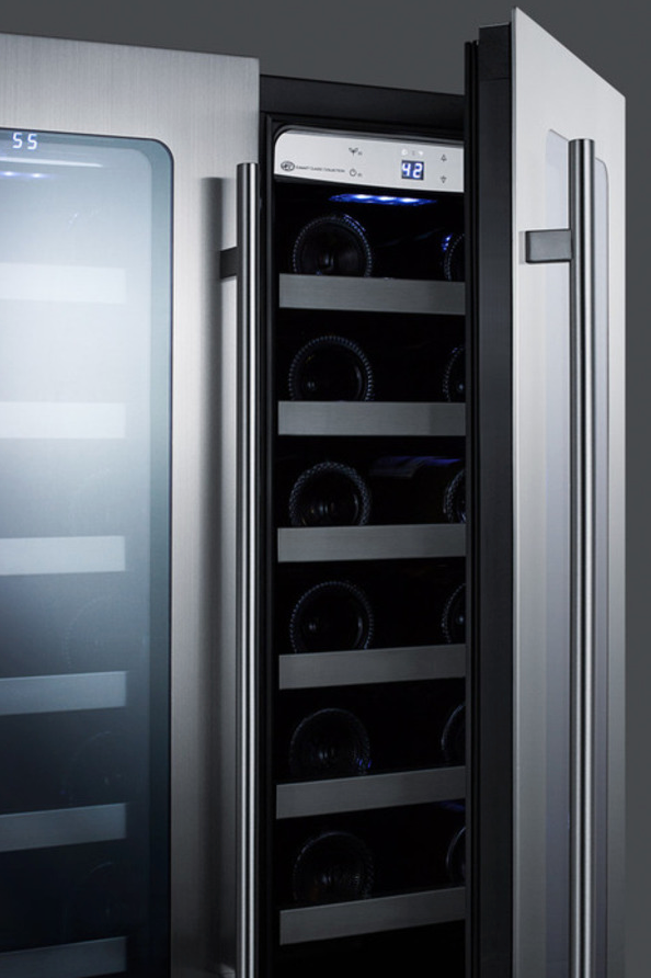 Summit 24" Wide Built-In Wine Cellar Refrigerator Accessories Summit Appliance   