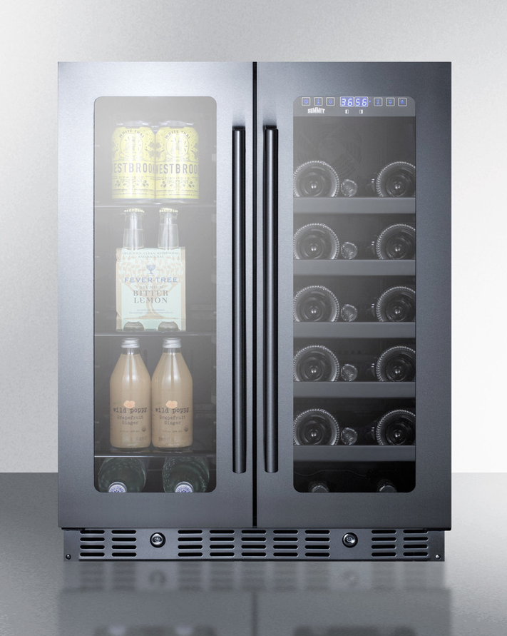 Summit 24" Built-In Wine/Beverage Center, ADA Compliant Refrigerator Accessories Summit Appliance   