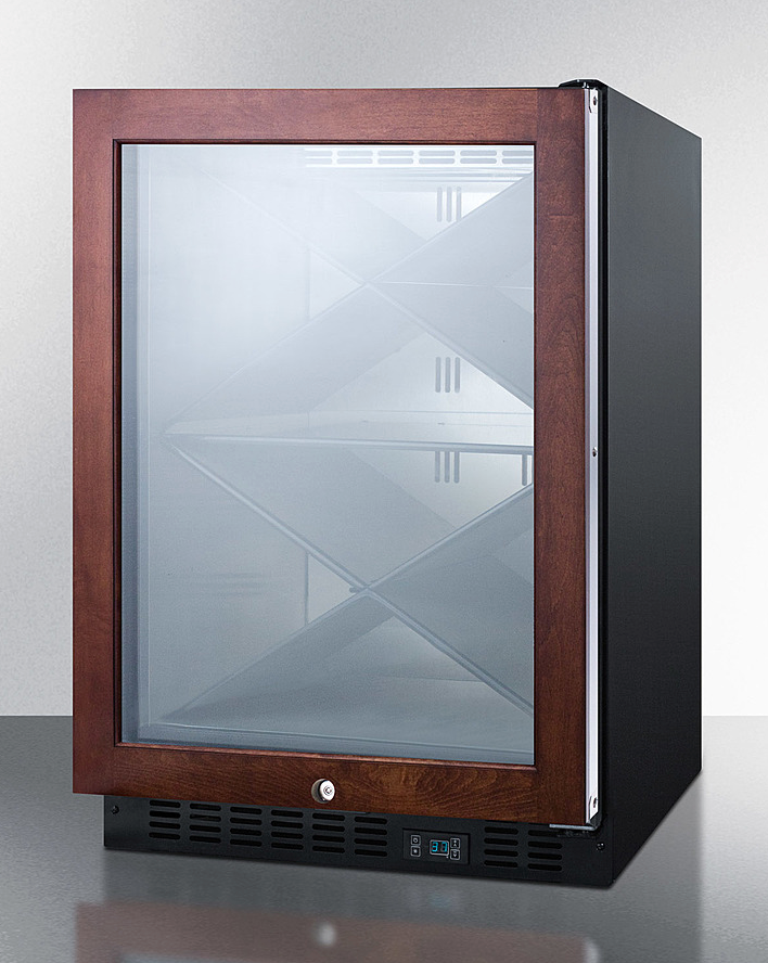 Summit 24" Wide Single Zone Built-In Commercial Wine Cellar Refrigerator Accessories Summit Appliance   
