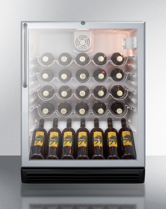 Summit 24" Wide Built-In Wine Cellar Refrigerator Accessories Summit Appliance   