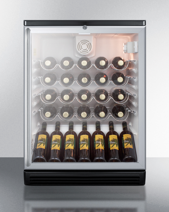 Summit 24" Wide Built-In Wine Cellar Refrigerator Accessories Summit Appliance   