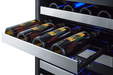 Summit 24" Wide Built-In Wine Cellar, ADA Compliant Refrigerator Accessories Summit Appliance   