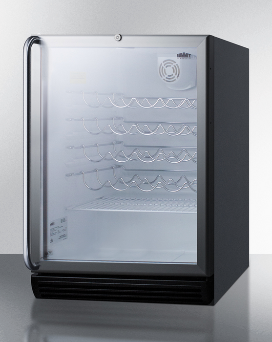 Summit 24" Wide Built-In Wine Cellar, ADA Compliant Refrigerator Accessories Summit Appliance   