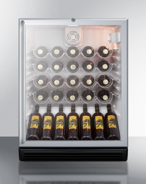 Summit 24" Wide Wine Cellar, ADA Compliant Refrigerator Accessories Summit Appliance   