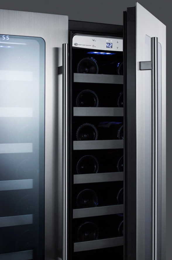 Summit 24" Wide Built-In Wine Cellar Refrigerator Accessories Summit Appliance   