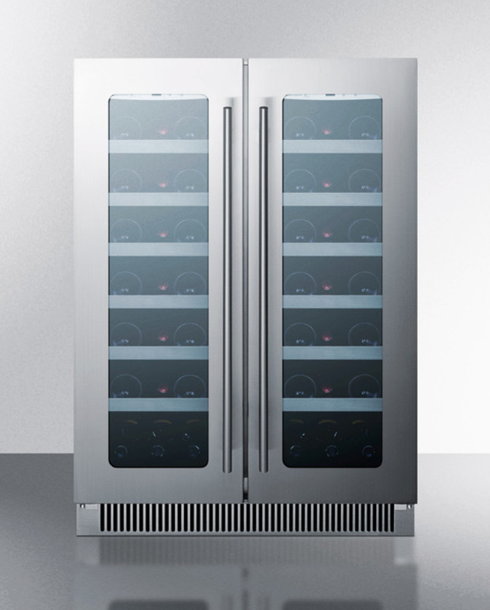 Summit 24" Wide Built-In Wine Cellar Refrigerator Accessories Summit Appliance   