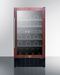 Summit 18" Wide Built-In Wine Cellar (Panel Not Included) Refrigerator Accessories Summit Appliance   