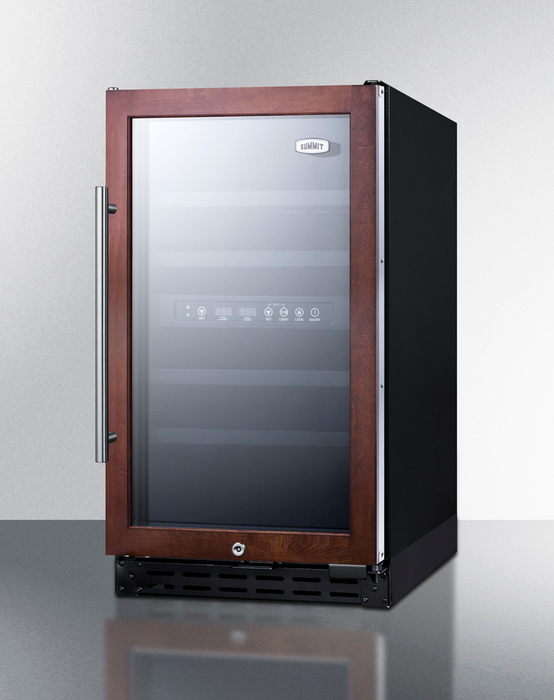 Summit 18" Wide Built-In Wine Cellar, ADA Compliant (Panel Not Included) Refrigerator Accessories Summit Appliance   