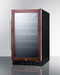 Summit 18" Wide Built-In Wine Cellar, ADA Compliant (Panel Not Included) Refrigerator Accessories Summit Appliance   