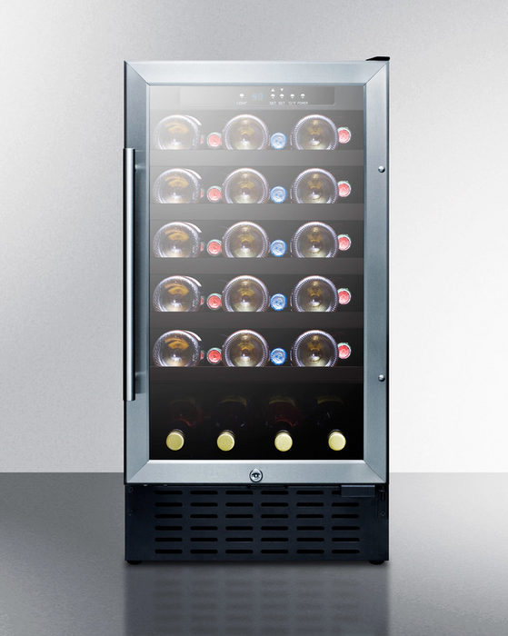 Summit 18" Wide Built-In Wine Cellar, ADA Compliant Refrigerator Accessories Summit Appliance   
