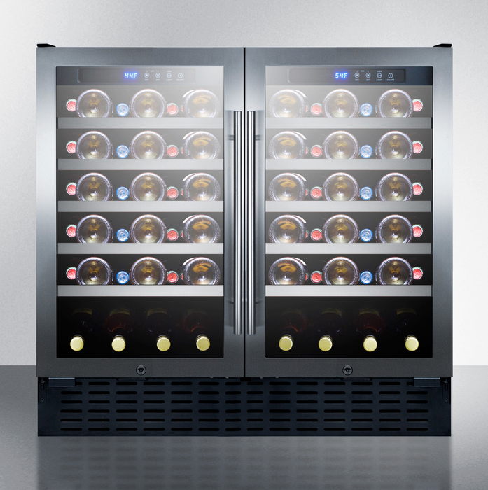 Summit 36" Wide Built-In Wine Cellar, ADA Compliant Refrigerator Accessories Summit Appliance   