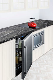 Summit 24" Wide Built-In Beverage Center, ADA Compliant Refrigerator Accessories Summit Appliance   