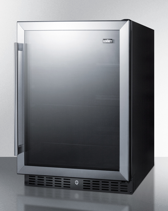Summit 24" Wide Built-In Beverage Center, ADA Compliant Refrigerator Accessories Summit Appliance   